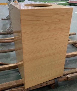 酒店木紋垃圾桶 定制產(chǎn)品